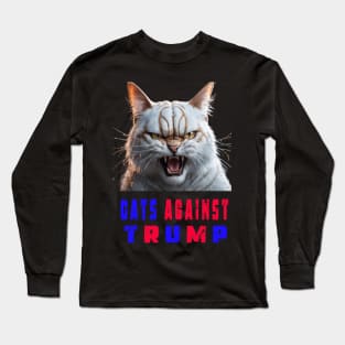 Cats Against Trump Long Sleeve T-Shirt